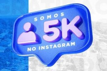 SOMOS 5K AMIGOS NO INSTAGRAM