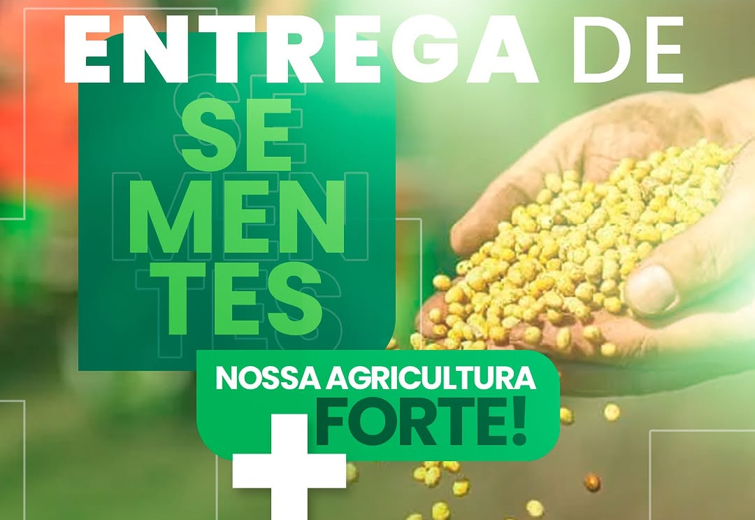 Entrega de Sementes para Pequenos Produtores! 