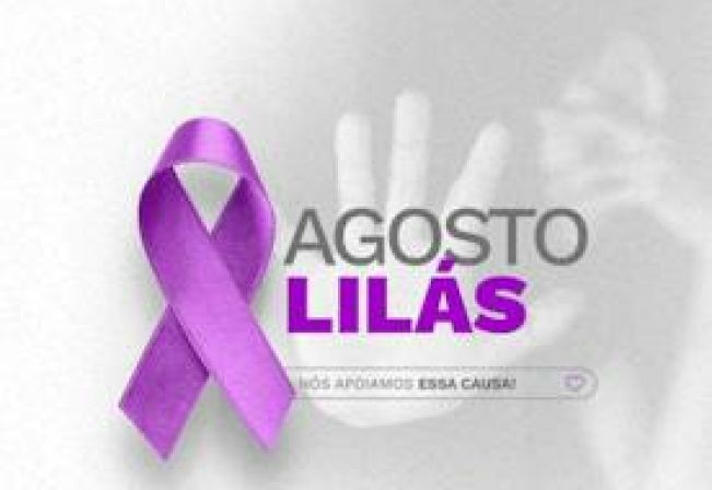 Campanha agosto lilás.