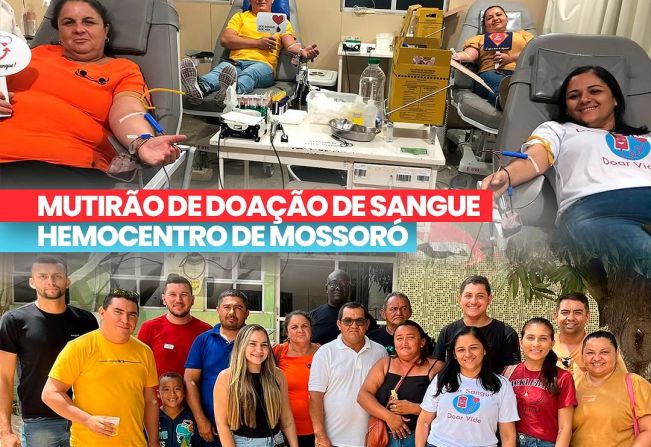 Mutirão de doação de sangue